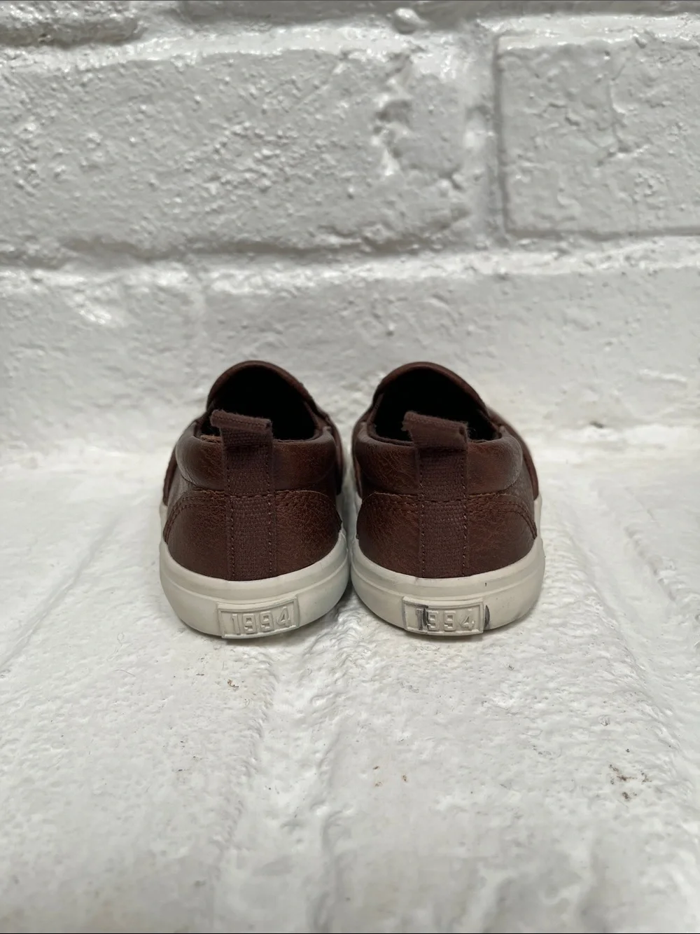 Old Navy Faux-Leather Slip-On Sneakers